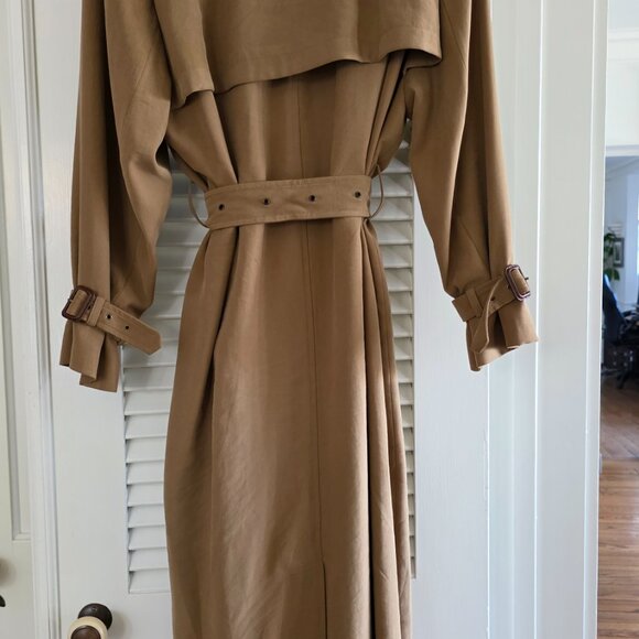 Saint Laurent Twill Trench in Sable Runway Spring/Summer 2024 Size 36 - Picture 9 of 16